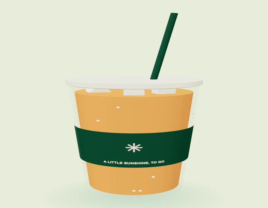 Original 3D illustration: Make it your morning.